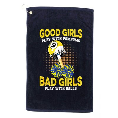 Billiards Player Pool Player Funny Billiards Gift Platinum Collection Golf Towel