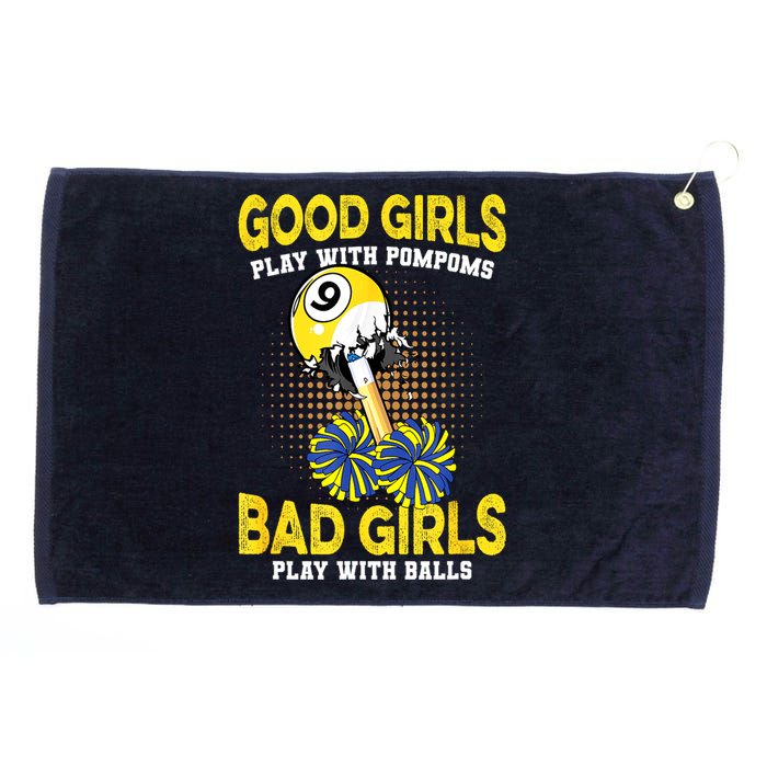 Billiards Player Pool Player Funny Billiards Gift Grommeted Golf Towel