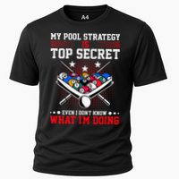 Billiard Pool Player My Strategy Is Top Secret Performance Shirt