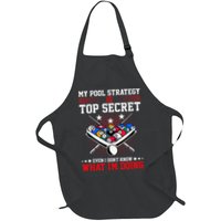 Billiard Pool Player My Strategy Is Top Secret Apron