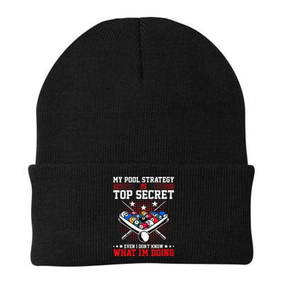 Billiard Pool Player My Strategy Is Top Secret Beanie