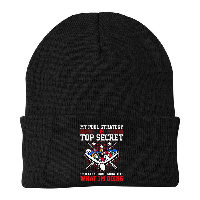 Billiard Pool Player My Strategy Is Top Secret Beanie