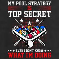 Billiard Pool Player My Strategy Is Top Secret Beanie