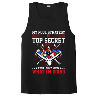 Billiard Pool Player My Strategy Is Top Secret PosiCharge Competitor Tank
