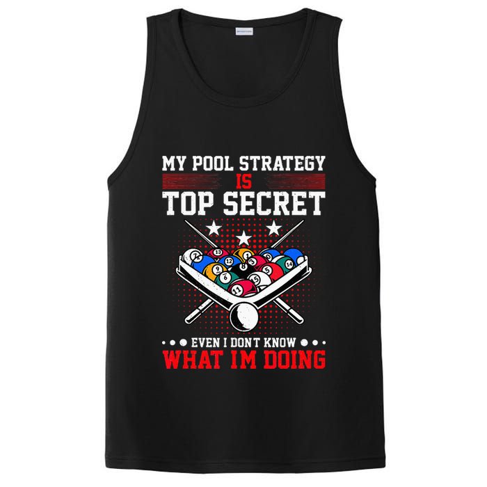 Billiard Pool Player My Strategy Is Top Secret PosiCharge Competitor Tank