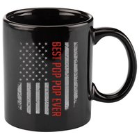 Best Pop Pop Ever American Flag Gifts For FatherS Day 11oz C Handle Ceramic Mug