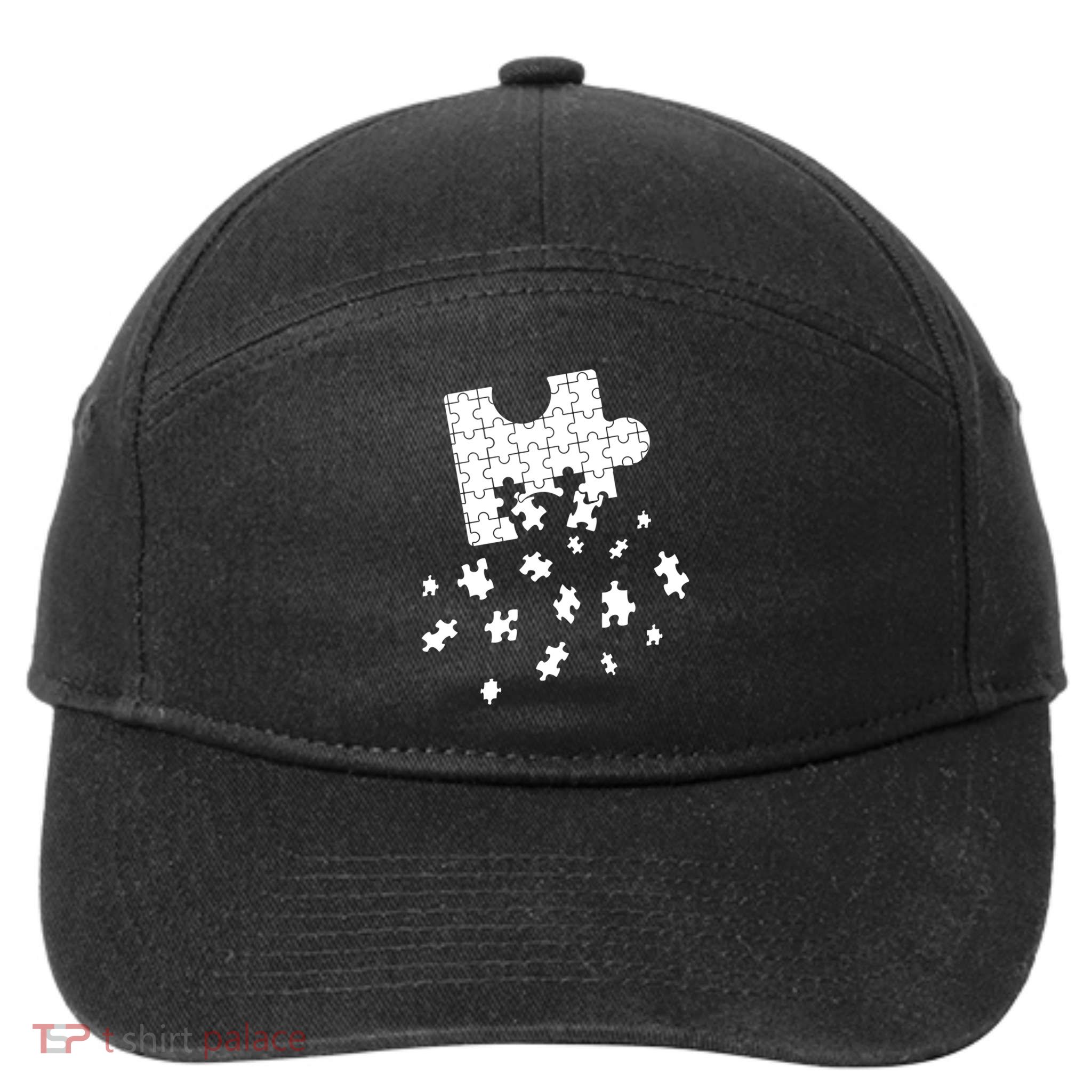 Big Puzzle Piece Flying Puzzles Pieces Meaningful Gift 7-Panel Snapback Hat