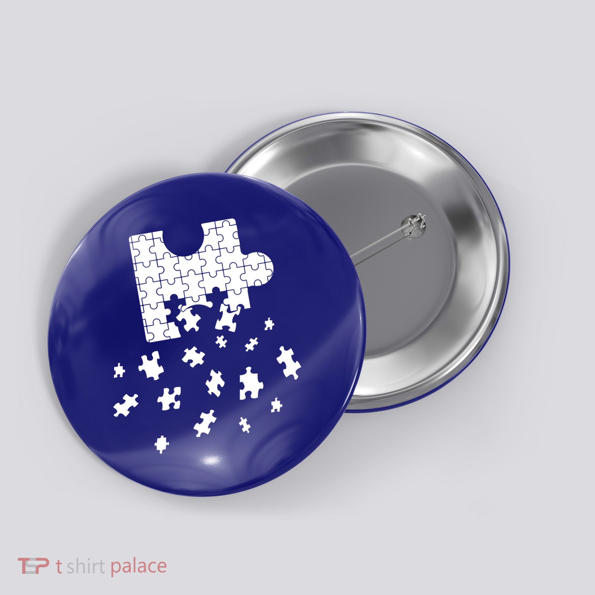 Big Puzzle Piece Flying Puzzles Pieces Meaningful Gift Button