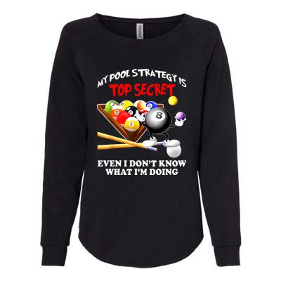 Billiards Pool Players Cue Stick Funny Billiards Gift Womens California Wash Sweatshirt