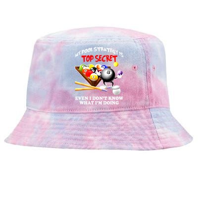 Billiards Pool Players Cue Stick Funny Billiards Gift Tie-Dyed Bucket Hat