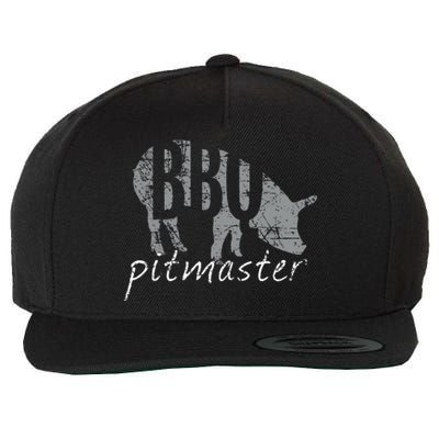 Bbq Pitmaster  Pig Grilling Grill Wool Snapback Cap