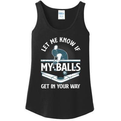 Billiard Pool Player Gift Ladies Essential Tank