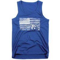 Billiards Pool Player Ball American Flag Vintage Cool Gift Tank Top