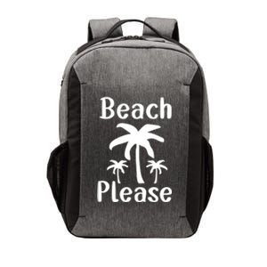 Beach Please Palm Tree Great Gift Vector Backpack