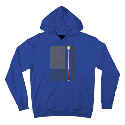 Billiards Pool Player Table Usa Us American Flag Cool Gift Hoodie