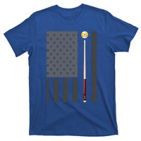 Billiards Pool Player Table Usa Us American Flag Cool Gift T-Shirt