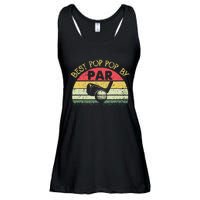 Best Pop Pop By Par Fathers Day Golf Golfing Gift Ladies Essential Flowy Tank