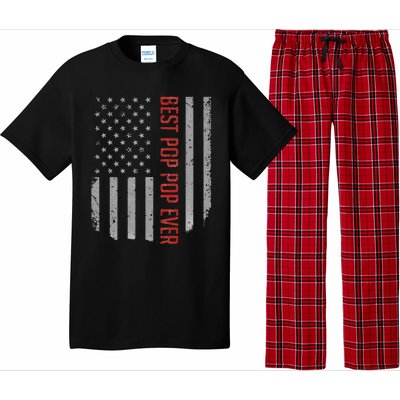 Best Pop Pop Ever American Flag Gifts For Father's day Pajama Set