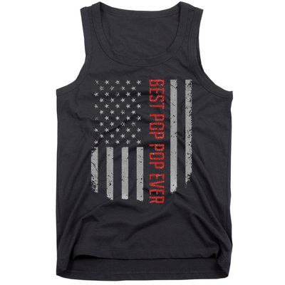 Best Pop Pop Ever American Flag Gifts For Father's day Tank Top