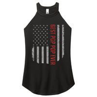 Best Pop Pop Ever American Flag Gifts For Father's day Women's Perfect Tri Rocker Tank