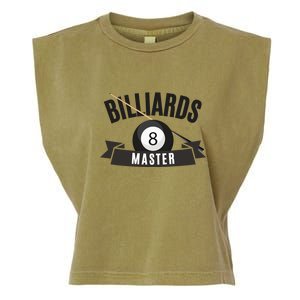 Billiards Pool Player Snooker Game Billiards Master Gift For Father's Day Garment-Dyed Women's Muscle Tee