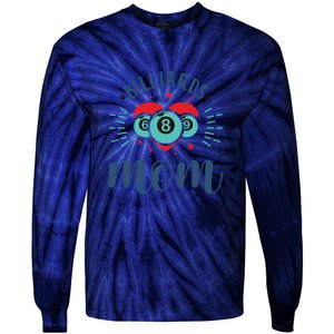 Billiards Pool Player Snooker Game Billiards Mum Gift For Mother's Day Tie-Dye Long Sleeve Shirt