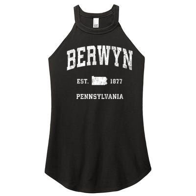 Berwyn Pennsylvania Pa Vintage Athletic Sports Women’s Perfect Tri Rocker Tank