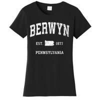 Berwyn Pennsylvania Pa Vintage Athletic Sports Women's T-Shirt