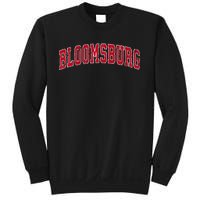 Bloomsburg Pennsylvania PA Vintage Sports Design Red Design Sweatshirt