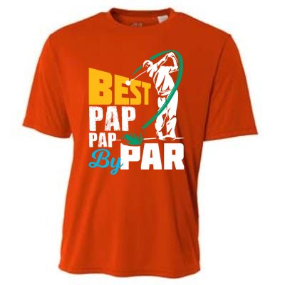 Best Pap Pap By Par Gift For The Golf Playing Dad Gift Cooling Performance Crew T-Shirt