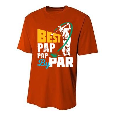 Best Pap Pap By Par Gift For The Golf Playing Dad Gift Performance Sprint T-Shirt