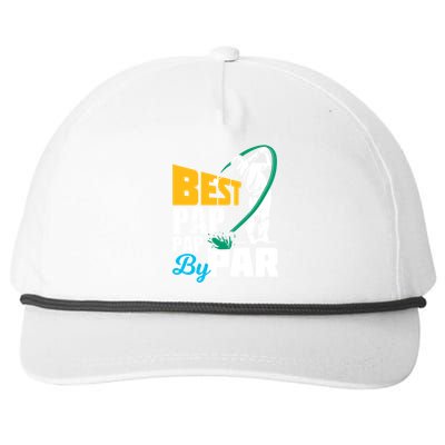 Best Pap Pap By Par Gift For The Golf Playing Dad Gift Snapback Five-Panel Rope Hat