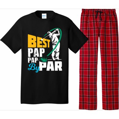 Best Pap Pap By Par Gift For The Golf Playing Dad Gift Pajama Set