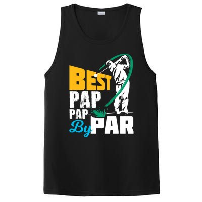 Best Pap Pap By Par Gift For The Golf Playing Dad Gift PosiCharge Competitor Tank