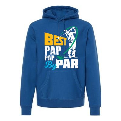 Best Pap Pap By Par Gift For The Golf Playing Dad Gift Premium Hoodie