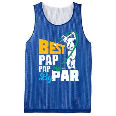 Best Pap Pap By Par Gift For The Golf Playing Dad Gift Mesh Reversible Basketball Jersey Tank