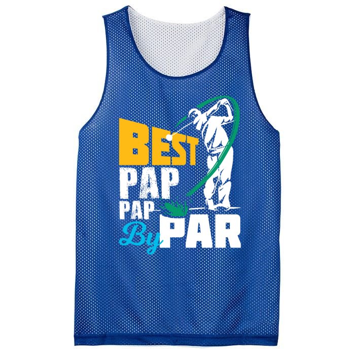 Best Pap Pap By Par Gift For The Golf Playing Dad Gift Mesh Reversible Basketball Jersey Tank