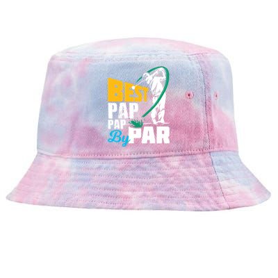 Best Pap Pap By Par Gift For The Golf Playing Dad Gift Tie-Dyed Bucket Hat