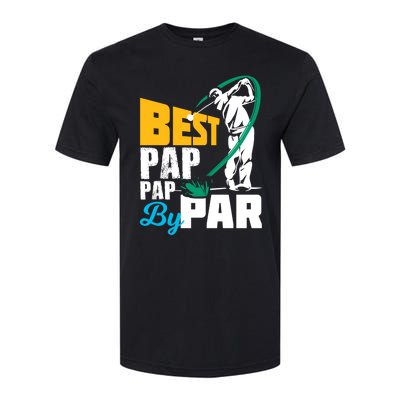 Best Pap Pap By Par Gift For The Golf Playing Dad Gift Softstyle CVC T-Shirt