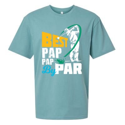 Best Pap Pap By Par Gift For The Golf Playing Dad Gift Sueded Cloud Jersey T-Shirt