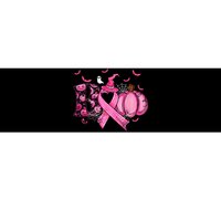 Boo Pumpkin Pink Ribbon Witch Breast Cancer Ghost Halloween Bumper Sticker