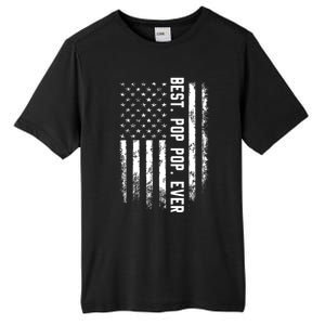 Best Pop Pop Ever American Flag Gift For Men Father's Day Tall Fusion ChromaSoft Performance T-Shirt