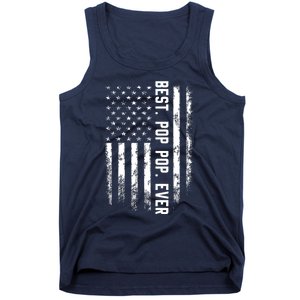 Best Pop Pop Ever American Flag Gift For Men Father's Day Tank Top