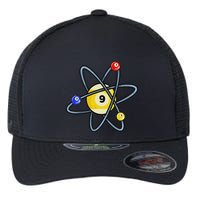 Billiard Pool Player 9 Ball Flexfit Unipanel Trucker Cap