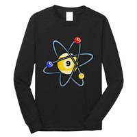 Billiard Pool Player 9 Ball Long Sleeve Shirt