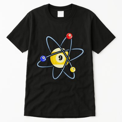 Billiard Pool Player 9 Ball Tall T-Shirt