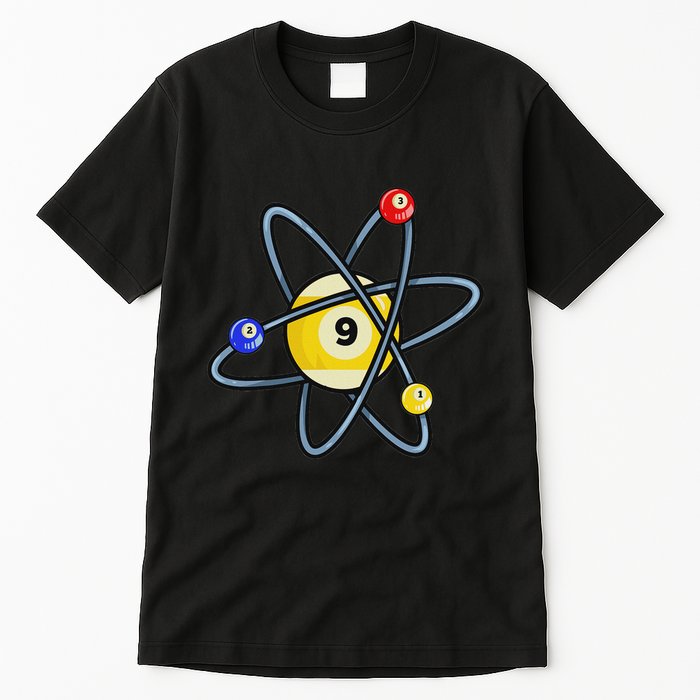 Billiard Pool Player 9 Ball Tall T-Shirt