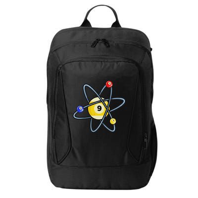 Billiard Pool Player 9 Ball City Backpack