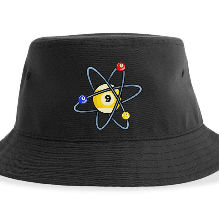 Billiard Pool Player 9 Ball Sustainable Bucket Hat