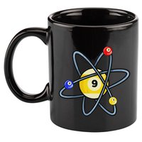 Billiard Pool Player 9 Ball 11oz C Handle Ceramic Mug